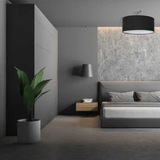 Milagro Casino fekete-króm függesztett lámpa (MIL-ML6379) E27 1 izzós IP20