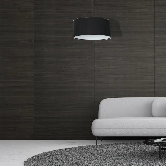 Milagro Casino fekete-króm függesztett lámpa (MIL-ML63800) E27 1 izzós IP20