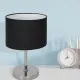 Milagro Casino fekete-króm asztali lámpa (MIL-ML6381) E27 1 izzós IP20