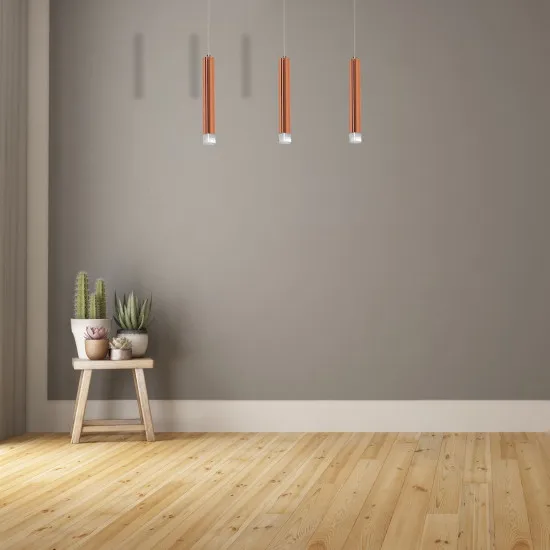 Milagro Copper réz LED függesztett lámpa (MIL-ML985) LED 1 izzós IP20