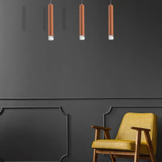 Milagro Copper réz LED függesztett lámpa (MIL-ML985) LED 1 izzós IP20