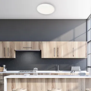 Milagro Cruz fehér távirányítós LED mennyezeti lámpa (MIL-ML4220) LED 1 izzós IP20