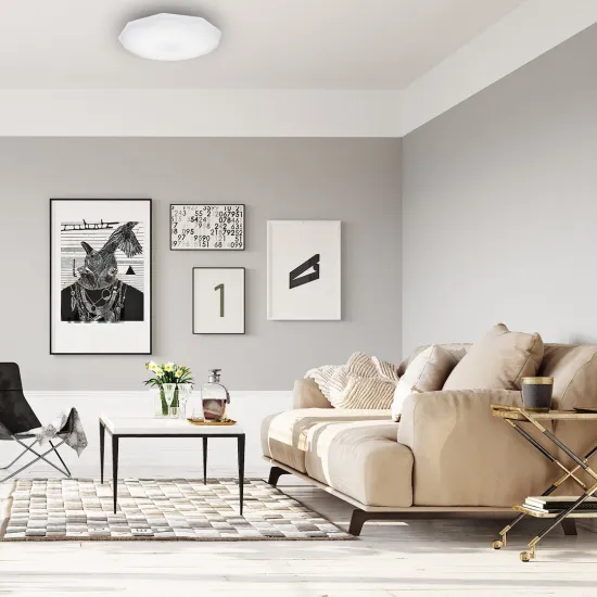 Milagro Hex fehér LED mennyezeti lámpa (MIL-EK75320) LED 1 izzós IP20