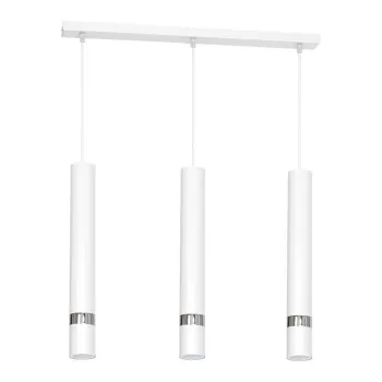 Milagro Joker króm-fehér függesztett spotlámpa (MIL-MLP1348) GU10 3 izzós IP20