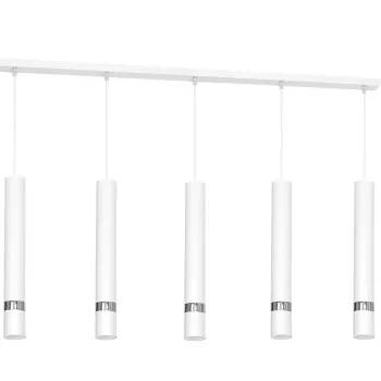 Milagro Joker króm-fehér függesztett spotlámpa (MIL-MLP1412) GU10 5 izzós IP20