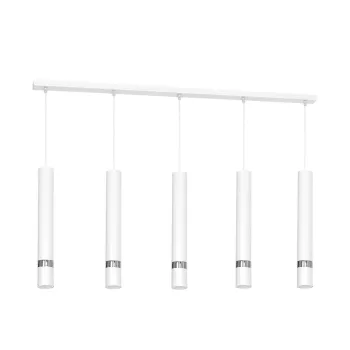 Milagro Joker króm-fehér függesztett spotlámpa (MIL-MLP1412) GU10 5 izzós IP20