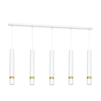 Milagro Joker fehér-arany függesztett spotlámpa (MIL-MLP6122) GU10 5 izzós IP20