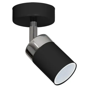 Milagro Joker króm-fekete mennyezeti spotlámpa (MIL-MLP910) GU10 1 izzós IP20