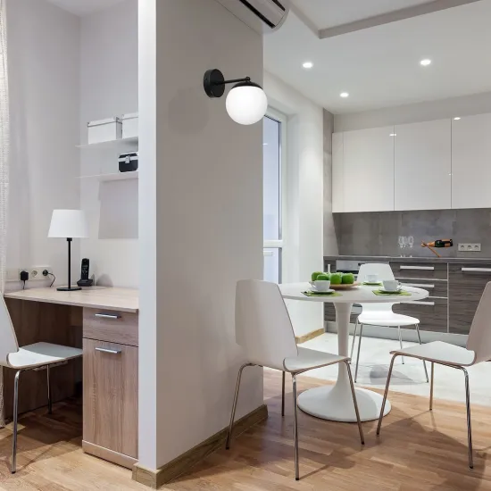 Milagro Lima fekete-fehér fali lámpa (MIL-MLP6521) E14 1 izzós IP20