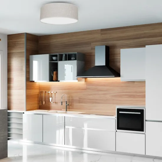 Milagro Lino fehér mennyezeti lámpa (MIL-MLP7499) E27 1 izzós IP20