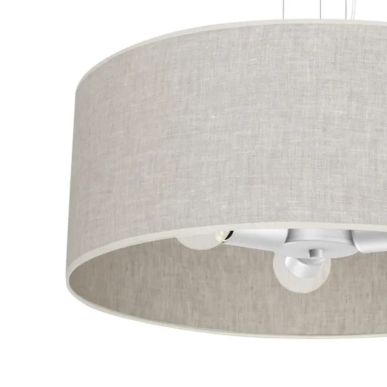 Milagro Lino fehér függesztett lámpa (MIL-MLP7501) E27 1 izzós IP20