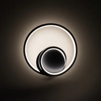 Milagro Lucero fekete LED fali lámpa  (MIL-ML1049) LED 1 izzós IP20