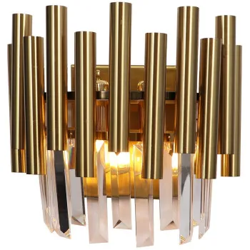 Milagro Madison arany kristály fali lámpa  (MIL-ML6937) E14 2 izzós IP20