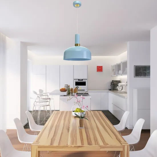 Milagro Malmo kék függesztett lámpa (MIL-MLP6201) E27 1 izzós IP20