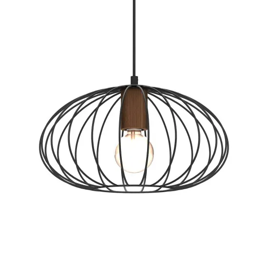 Milagro Meridano fekete-barna függesztett lámpa (MIL-MLP7959) E27 1 izzós IP20