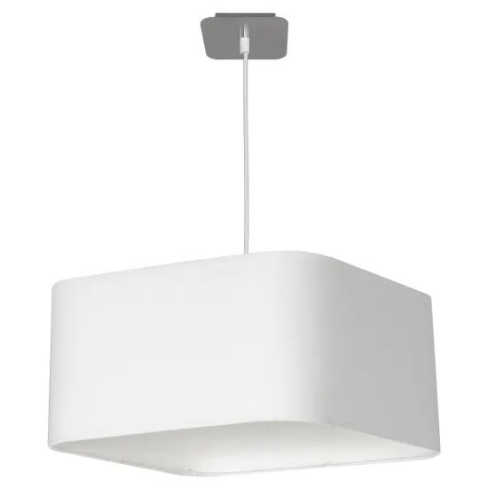 Milagro Napoli fehér-króm függesztett lámpa (MIL-ML6362) E27 1 izzós IP20