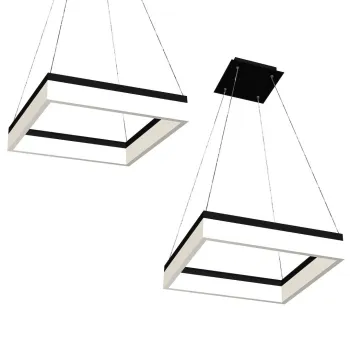Milagro Nero fekete LED függesztett lámpa (MIL-ML081) LED 1 izzós IP20