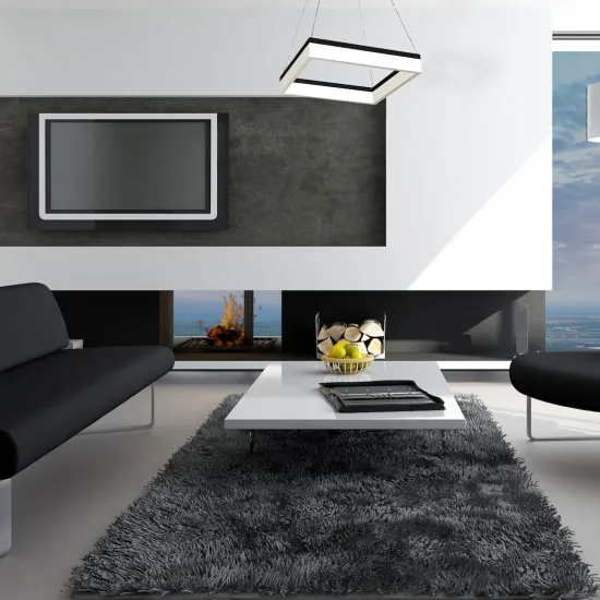 Milagro Nero fekete LED függesztett lámpa (MIL-ML081) LED 1 izzós IP20