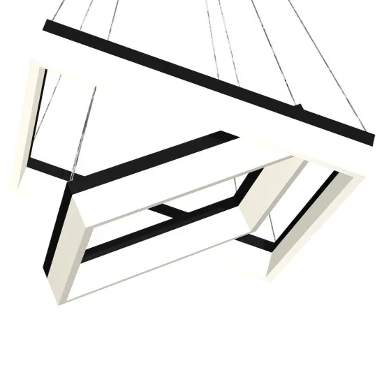 Milagro Nero fekete LED függesztett lámpa (MIL-ML082) LED 1 izzós IP20