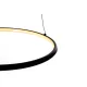 Milagro Orion fekete LED függesztett lámpa (MIL-ML507) LED 1 izzós IP20