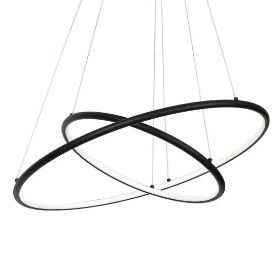 Milagro Orion fekete LED függesztett lámpa (MIL-ML508) LED 1 izzós IP20