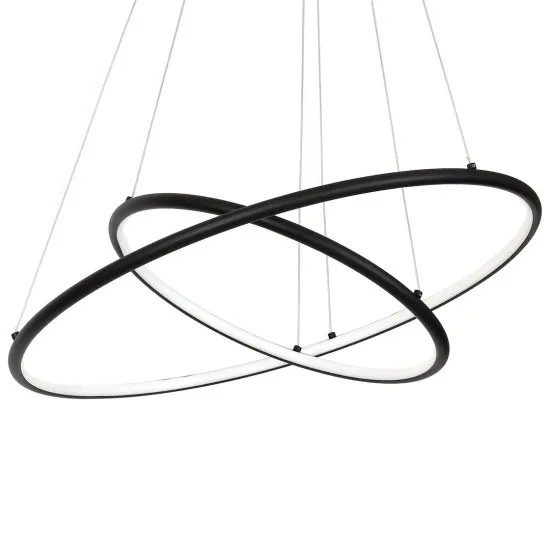Milagro Orion fekete LED függesztett lámpa (MIL-ML508) LED 1 izzós IP20