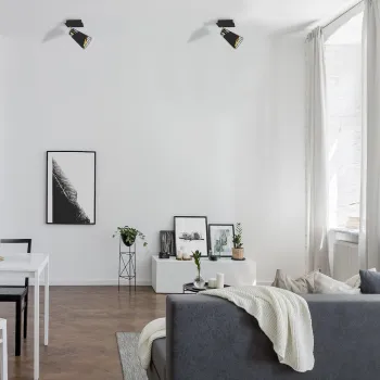 Milagro Rick arany-fekete mennyezeti spotlámpa (MIL-ML5565) E14 1 izzós IP20