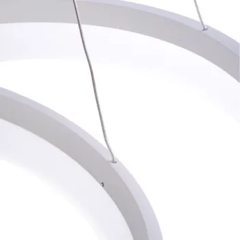 Milagro Ring fehér távirányítós LED függesztett lámpa (MIL-ML065) LED 1 izzós IP20