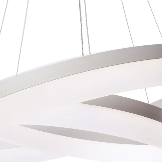 Milagro Ring fehér távirányítós LED függesztett lámpa (MIL-ML065) LED 1 izzós IP20