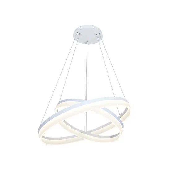 Milagro Ring fehér távirányítós LED függesztett lámpa (MIL-ML065) LED 1 izzós IP20