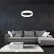 Milagro Ring fehér LED függesztett lámpa (MIL-ML405) LED 1 izzós IP20