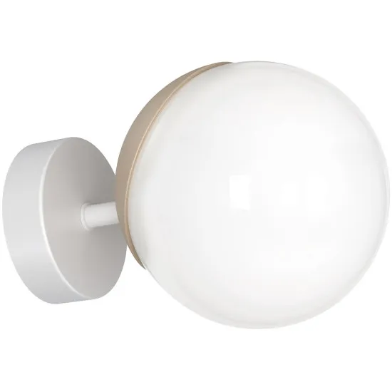Milagro Sfera fehér fali lámpa (MIL-MLP5423) E14 1 izzós IP20