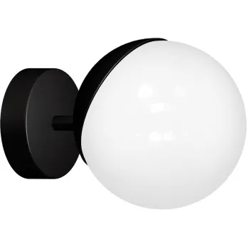 Milagro Sfera fekete-fehér fali lámpa (MIL-MLP8854) E14 1 izzós IP20