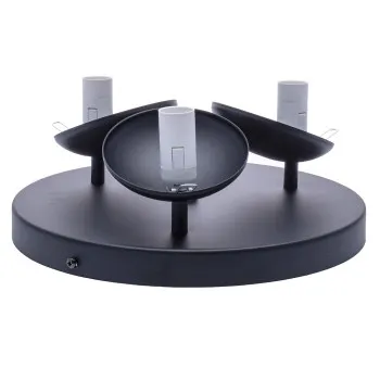 Milagro Sfera fekete-fehér mennyezeti lámpa (MIL-MLP8858) E14 3 izzós IP20