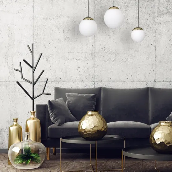 Milagro Sparta fekete-fehér függesztett lámpa (MIL-MLP6500) E14 3 izzós IP20