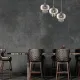 Milagro Starlight króm-füstszínű kristály függesztett lámpa (MIL-ML3787) E14 3 izzós IP20