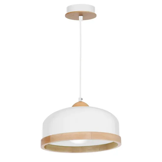 Milagro Studio fehér-barna függesztett lámpa (MIL-MLP8849) E27 1 izzós IP20