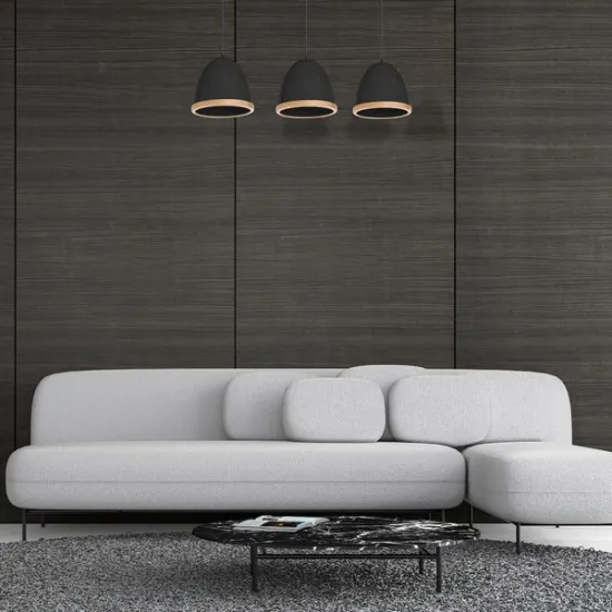 Milagro Studio fekete-barna függesztett lámpa (MIL-MLP8852) E27 3 izzós IP20