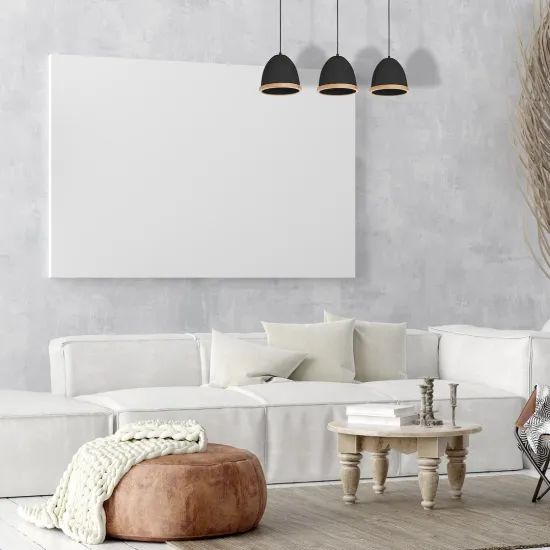 Milagro Studio fekete-barna függesztett lámpa (MIL-MLP8852) E27 3 izzós IP20