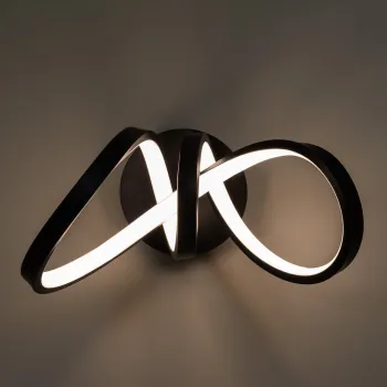 Milagro Tesoro fekete LED fali lámpa  (MIL-ML1052) LED 1 izzós IP20