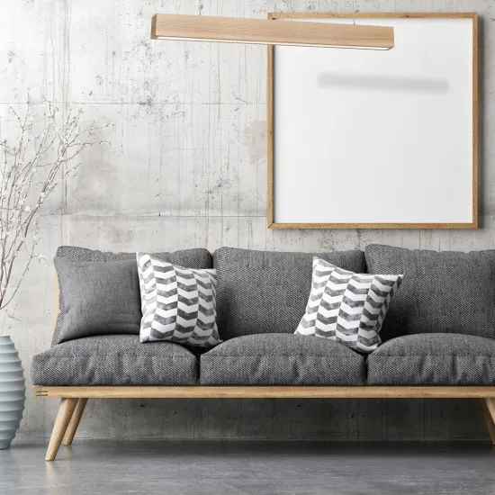 Milagro Timber barna LED függesztett lámpa (MIL-MLP567) LED 1 izzós IP20