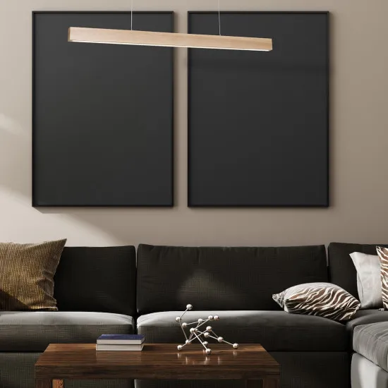 Milagro Timber barna LED függesztett lámpa (MIL-MLP568) LED 1 izzós IP20