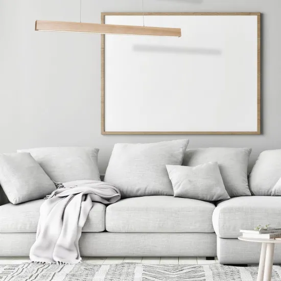 Milagro Timber barna LED függesztett lámpa (MIL-MLP568) LED 1 izzós IP20