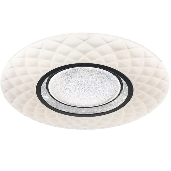 Milagro Tokyo fehér-króm távirányítós LED mennyezeti lámpa (MIL-ML6196) LED 1 izzós IP20