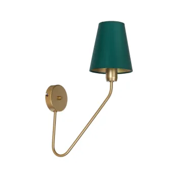 Milagro Victoria arany-zöld fali lámpa (MIL-MLP4906) E27 1 izzós IP20