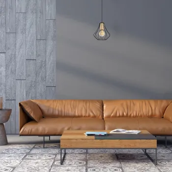 Milagro Will fekete-barna függesztett lámpa (MIL-MLP4188) E27 1 izzós IP20