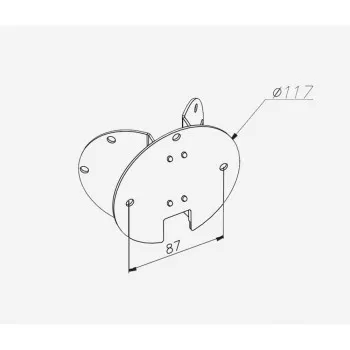 Norlys  grafit sarokrögzítő elem (NO-153GA)