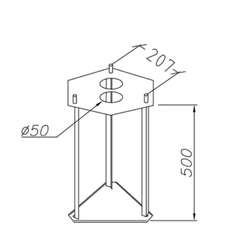 Norlys   rögzítőelem (NO-306)