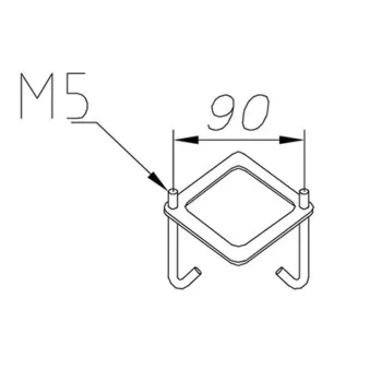 Norlys   rögzítőelem (NO-307)