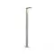 Norlys Asker matt króm LED kültéri állólámpa (NO-1360AL) LED 1 izzós IP65
